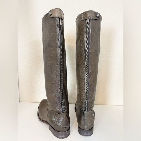 Vintage FRYE Melissa Button Back Zip Tall Riding Boots Size 9 - Picture 6 of 14